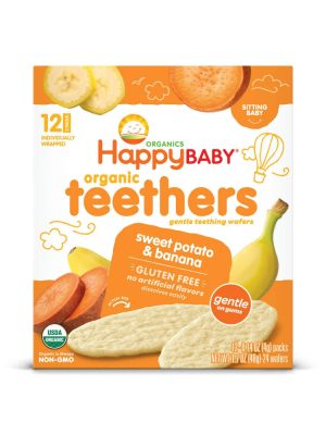 Happy Baby Organics Teethers, Sweet Potato & Banana Organic