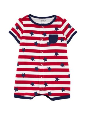 Carter's Child of Mine Baby Boy Patriotic Romper